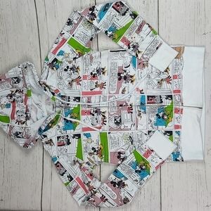 Disneyland Walt Disney World Cartoon Patterned Zip Up Sweatshirt Size Medium